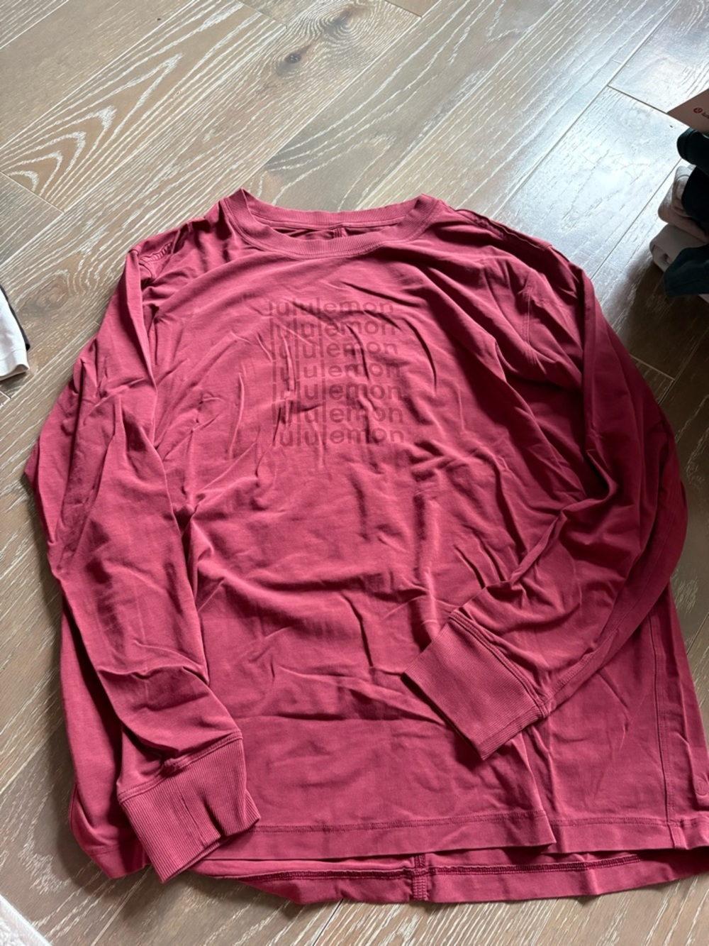 Light use Lululemon All Yours Long Sleeve tee in size 8